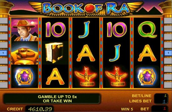 Игровой автомат Book of Ra в онлайн казино