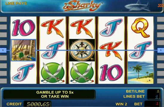 Игровой автомат Sharky в онлайн казино